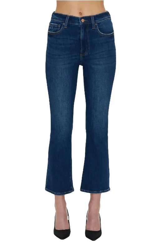 Lennon High Rise Crop Bootcut Jeans In Rosslyn