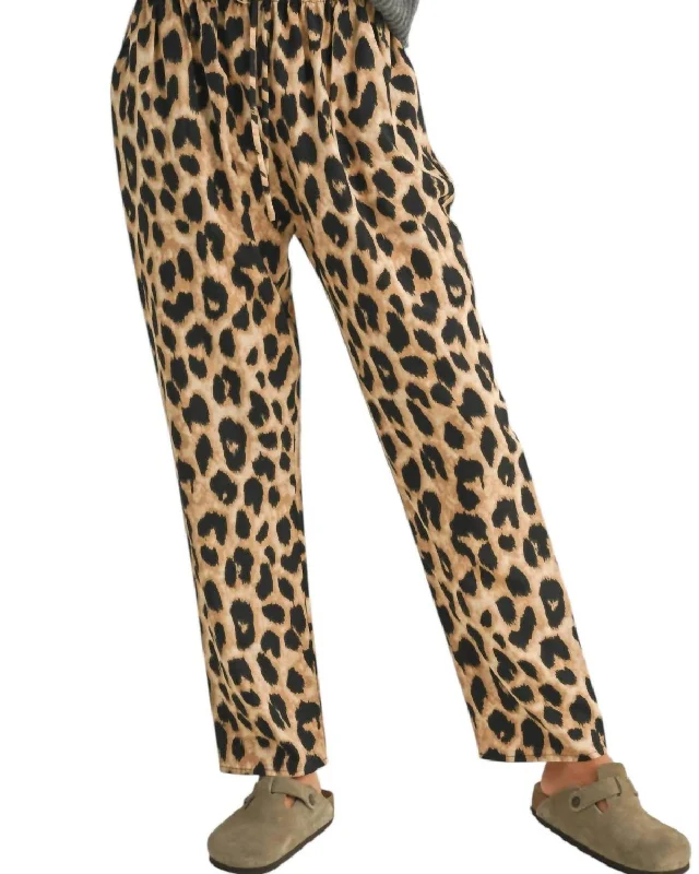 Leopard Print Pants