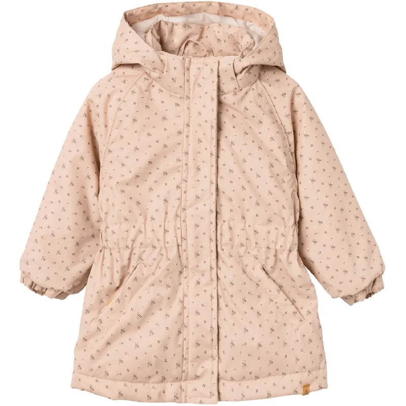 Lil'Atelier Rugby Tan Gerda Long Jacket AOP