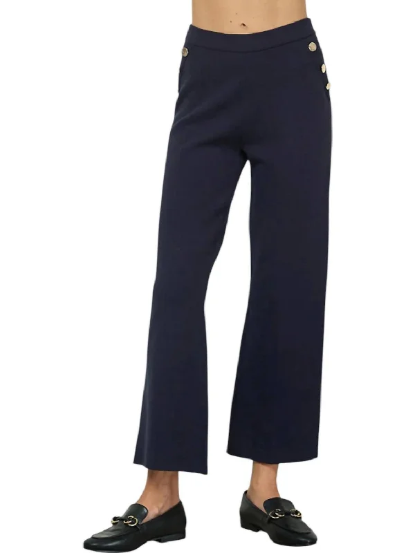 Modern Marvel Sweater Pants In Navy