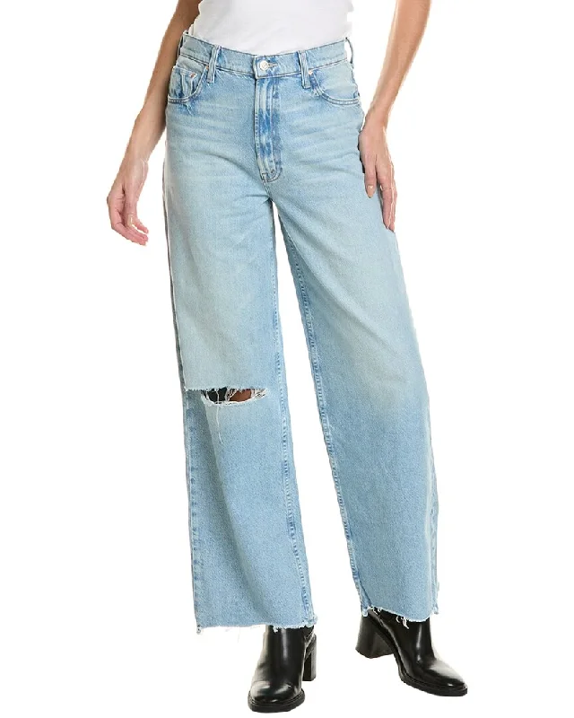 MOTHER High-Waist Spinner Zip Sneak Chew We Bounced Jean