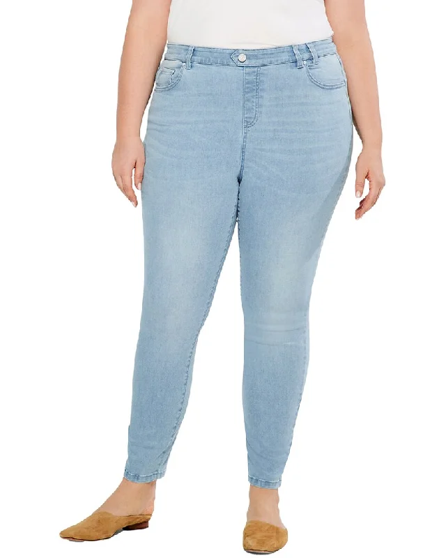 NIC+ZOE Plus Studio Slim Ankle Jeans