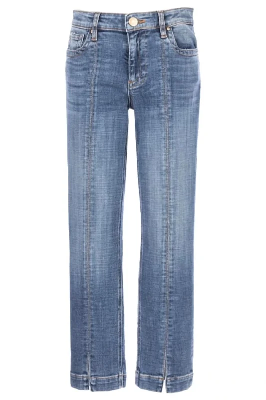 Stevie Straight Leg Jeans In Blue