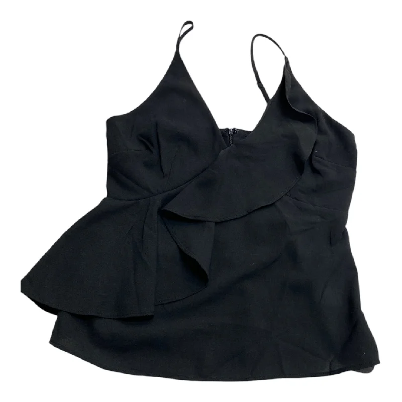 Top Sleeveless By Favlux In Black, Size: M